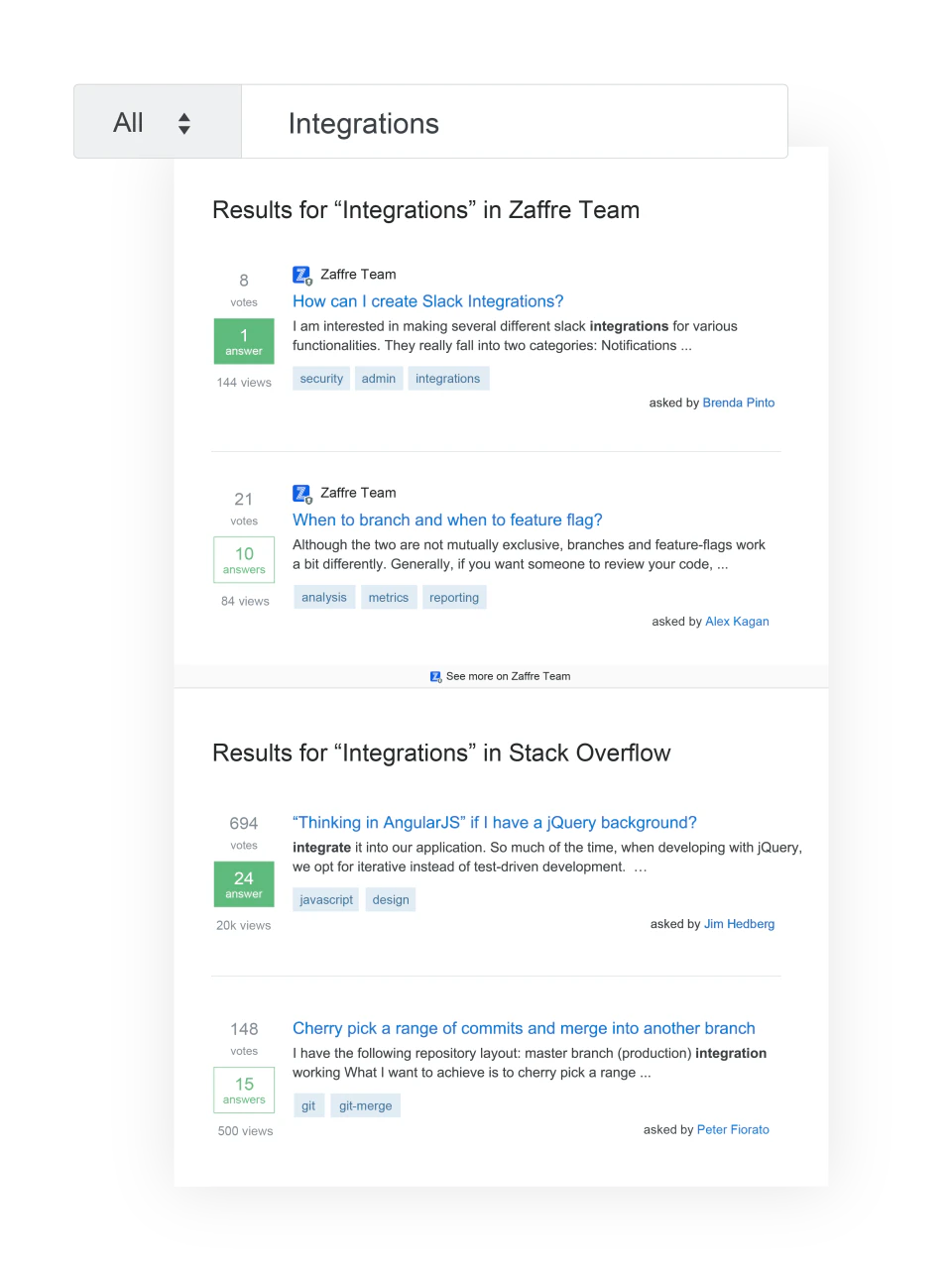 screenshot of Stack Overflow for Teams